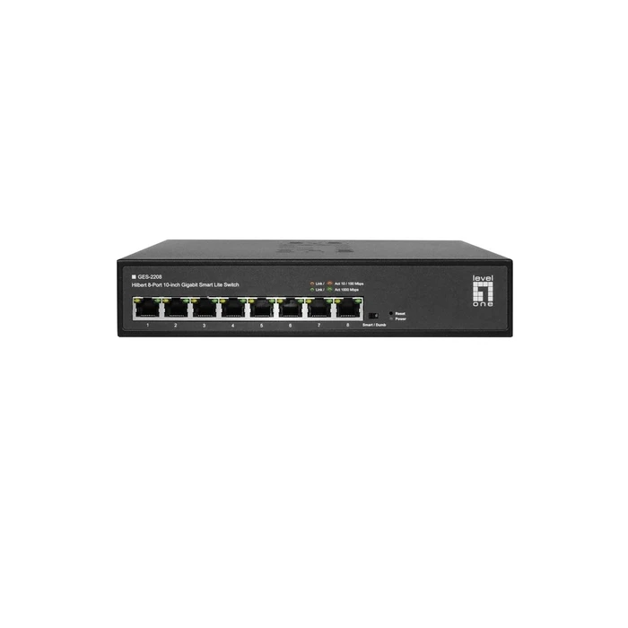 Network Switch LevelOne 8x GE GES-2208 Hilbert 10"