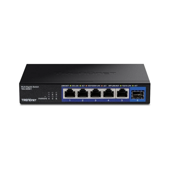 Network Switch Trendnet 6-Port 2.5G Unmanaged with 10G SFP+ Port
