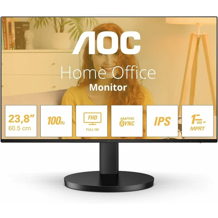 Monitor AOC 60,5cm (23,8") 24B3CA2 16:09 HDMI+Type-C IPS black