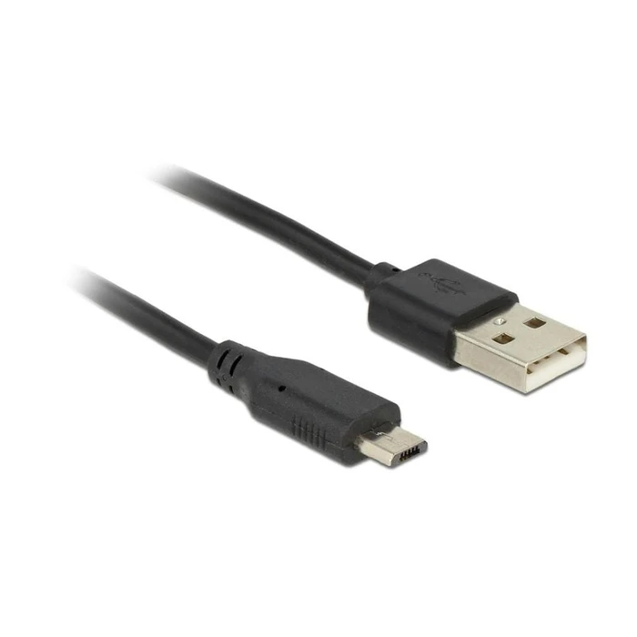Καλώδιο USB Delock USB A -> Micro-B M/M 1.50m with LED sw