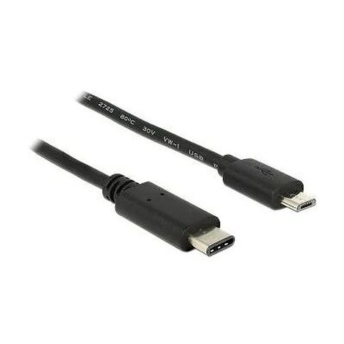 Καλώδιο USB Delock Type-C -> Micro-B M/M 1.00m Black