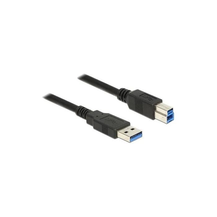 Καλώδιο USB Delock USB USB3.0 A -> B M/M 0.50m Black