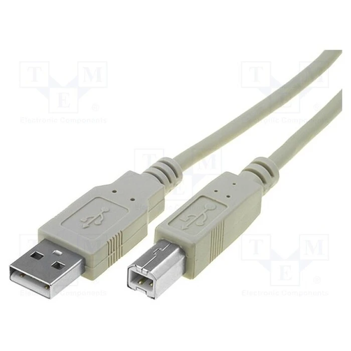 Καλώδιο USB EFB USB2.0 A-B,M/M,3m,Gray,Classic