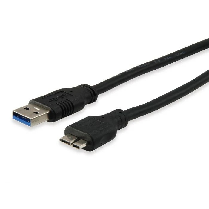 Καλώδιο USB Equip USB-A 3.0 -> micro B M/M 1.80m Black Polybag