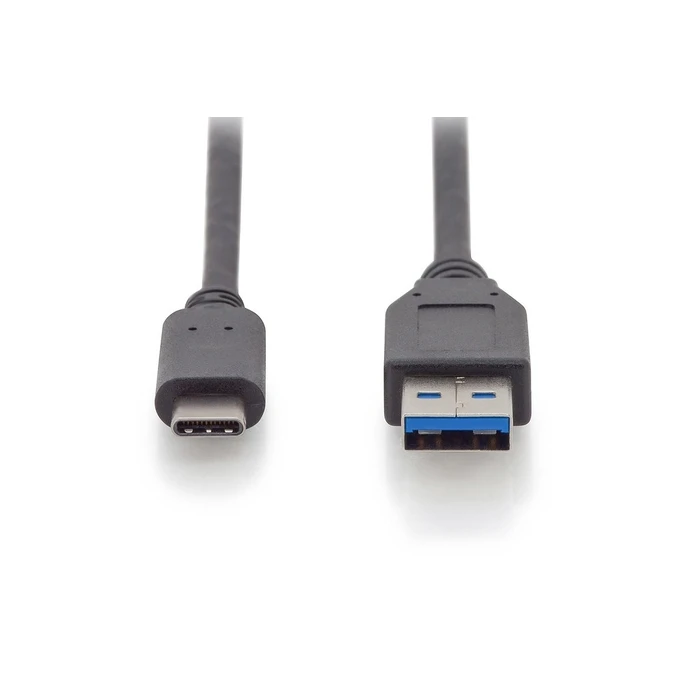 Καλώδιο USB Digitus USB 2.0 Type-C -A M/M 1.0m, Black