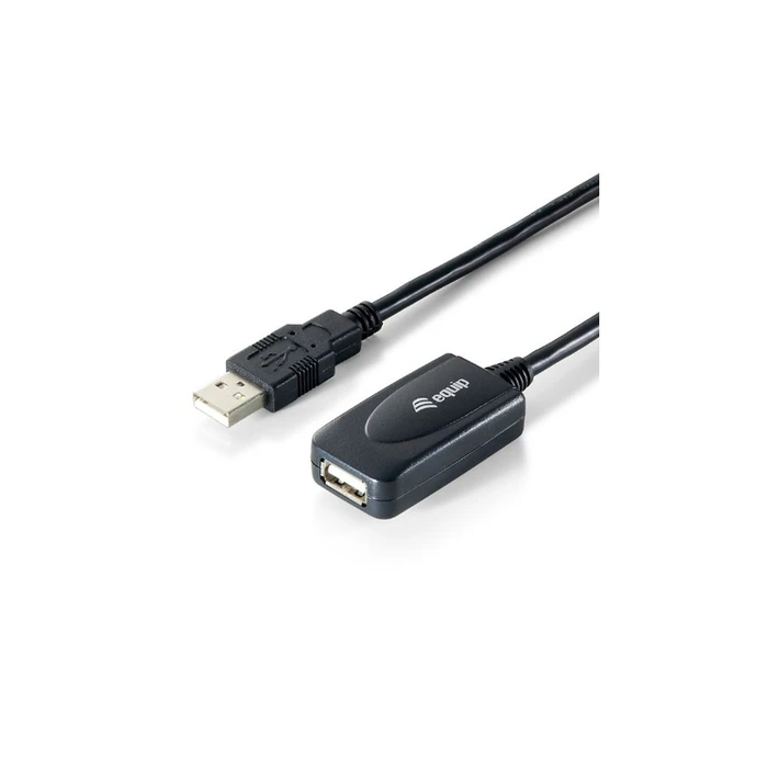Καλώδιο USB Equip USB-A 2.0 -> A Verl. M/F 5.00m 480Mbps akt.Black