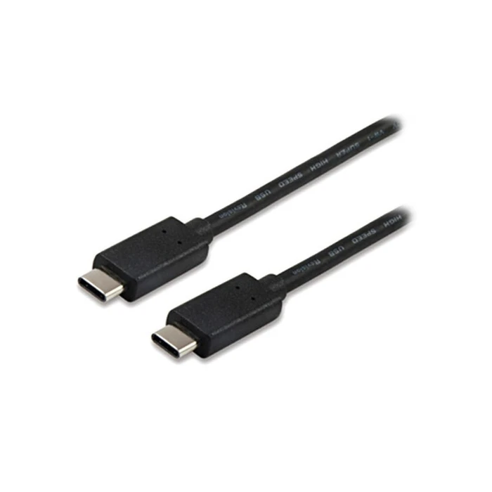 Καλώδιο USB Equip Type-C 2.0 -> C M/M 1.00m 3A 480Mbps sw Polybag