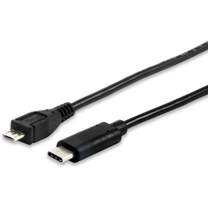 Καλώδιο USB Equip Type-C 2.0 -> micro B M/M 1.00m Black Polybag