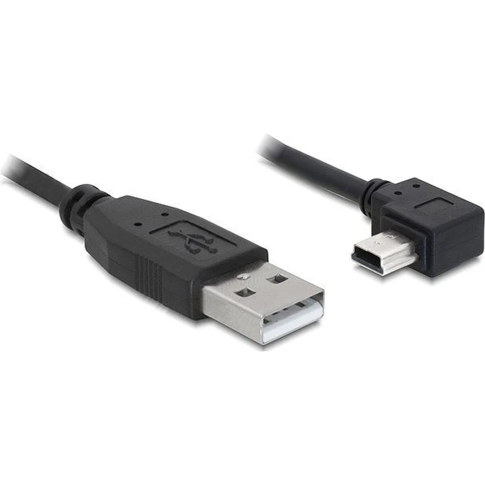 Καλώδιο USB Delock USB A -> Mini-B M/M 1.00m 90°
