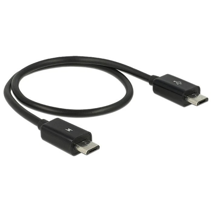 Καλώδιο USB Delock USB Micro-B -> Micro-B M/M 0.30m OTG sw