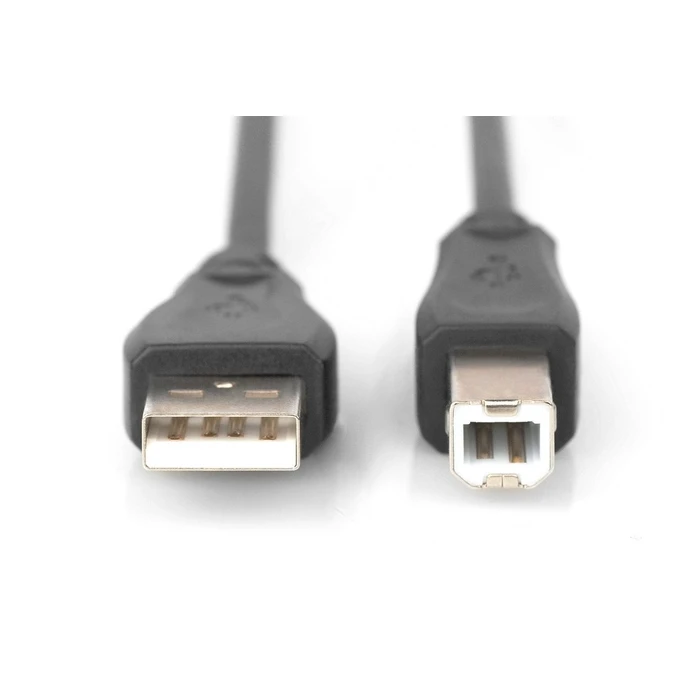 Καλώδιο USB Digitus USB 2.0 Typ A -A M/M 0,5m, Black