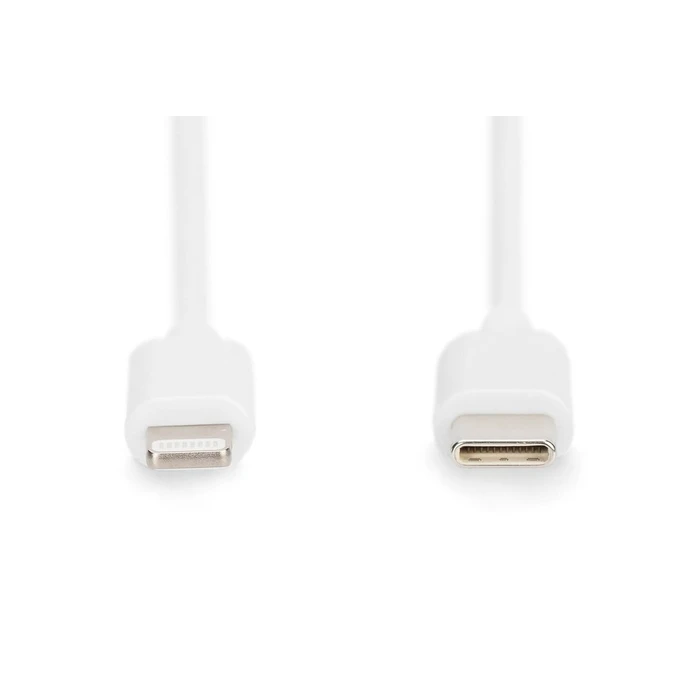 Καλώδιο USB Digitus Type-C St. -> Lightning St., MFI 2M White