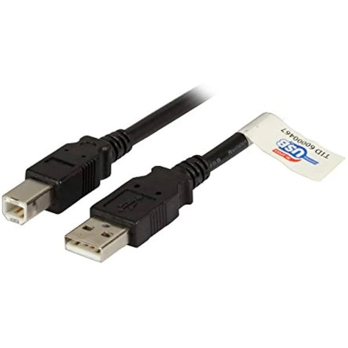 Καλώδιο USB EFB USB2.0 A-B,M/M,0.5m,Black,Premium