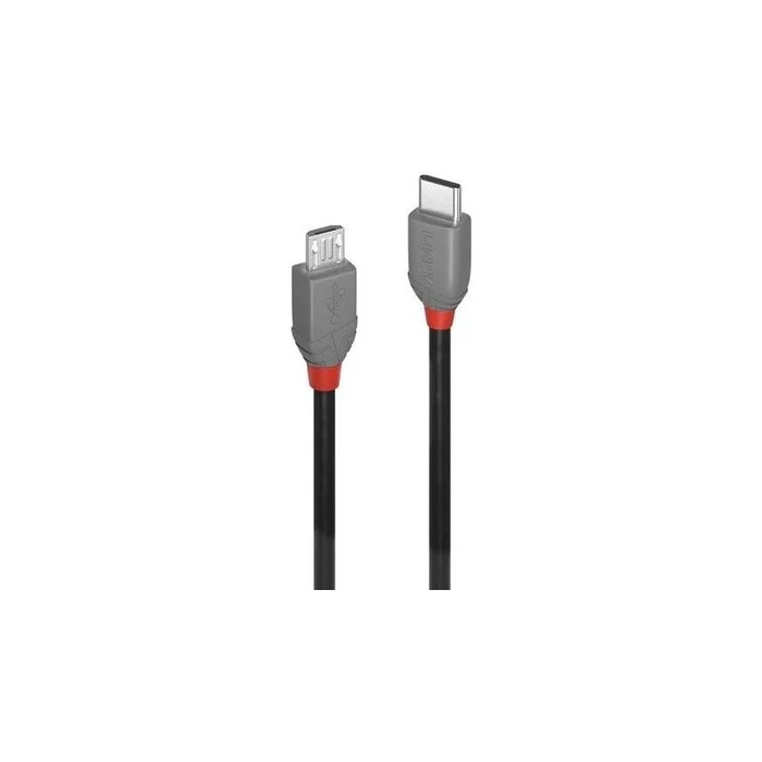 Καλώδιο USB Lindy 3m USB 2.0 Type-C to Micro-B Anthra Line