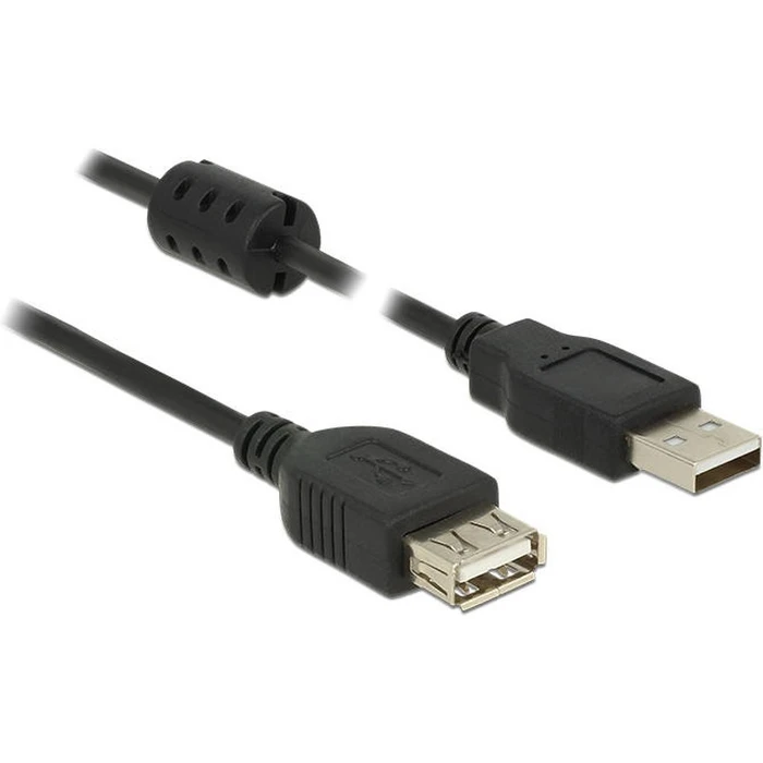 Καλώδιο USB Delock USB Verl. A -> A M/F 2.00m Black