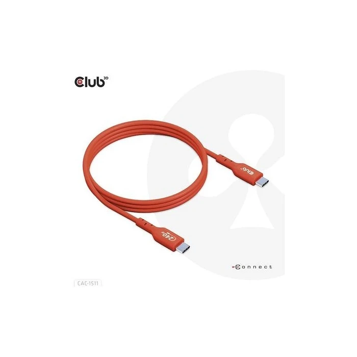 Καλώδιο USB Club 3D USB 2 Type-C PD 240W / 480Mb 1m M/M