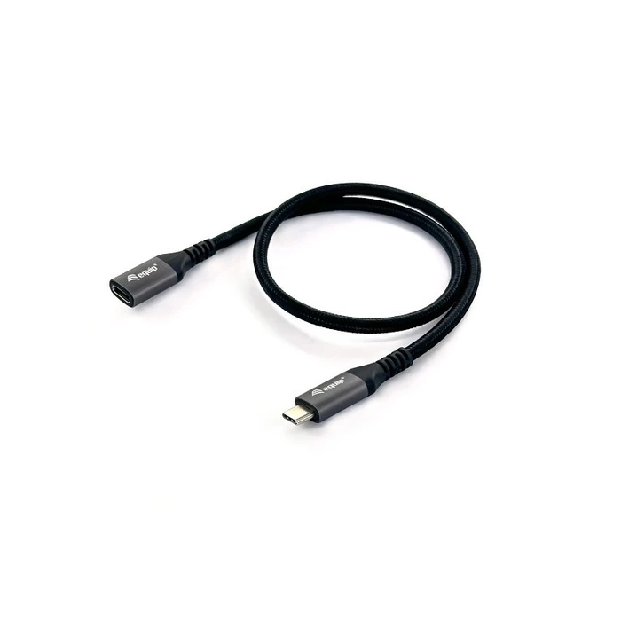 Καλώδιο USB Equip Type-C 3.2 -> C Verl. M/F 0.50m 5A 4K/60Hz sw