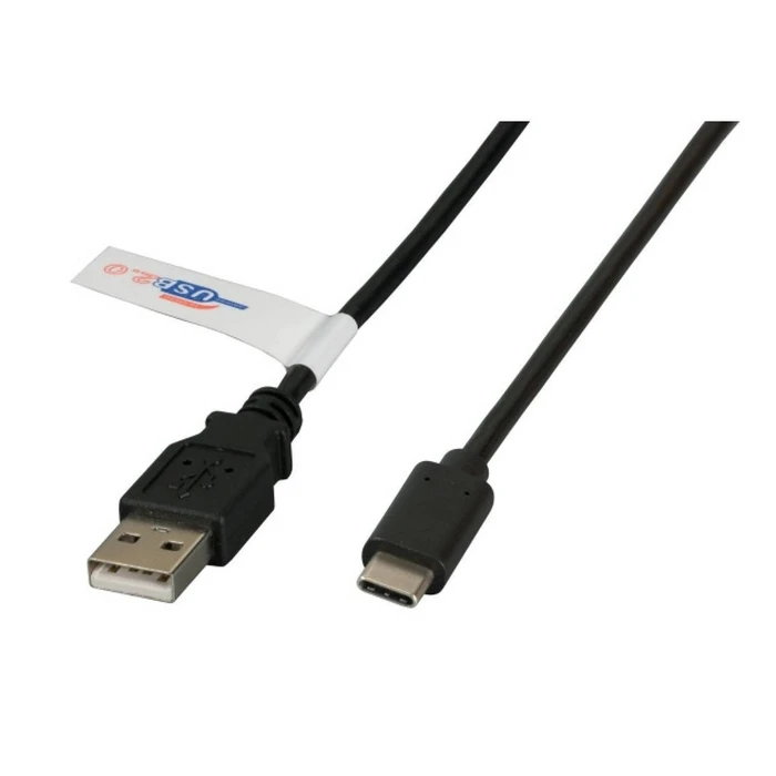 Καλώδιο USB EFB USB2.0 A-C,M/M,1m,Black,Premium