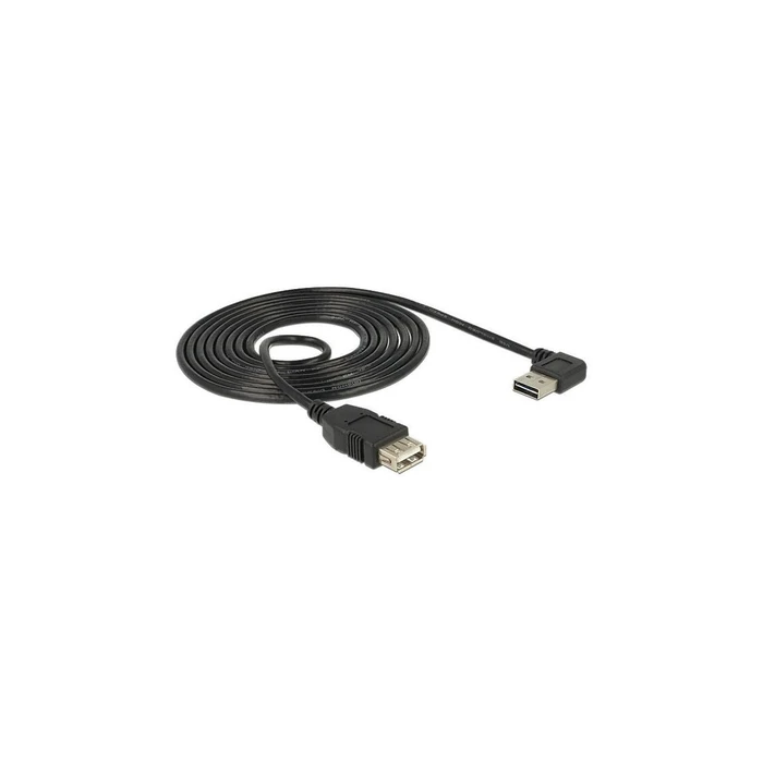 Καλώδιο USB Delock USB Verl.A -> A M/F 1.00m 90° sw Easy USB