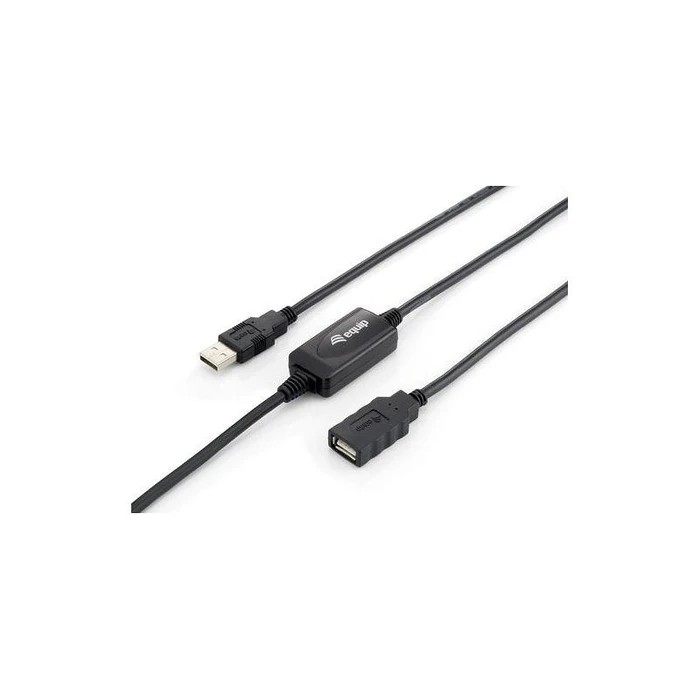 Καλώδιο USB Equip USB-A 2.0 -> A Verl. M/F 10.00m 480Mbps akt.Black