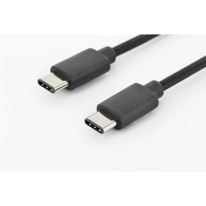 Καλώδιο USB Digitus USB 2.0 Type-C -C M/M 1.0m, Black