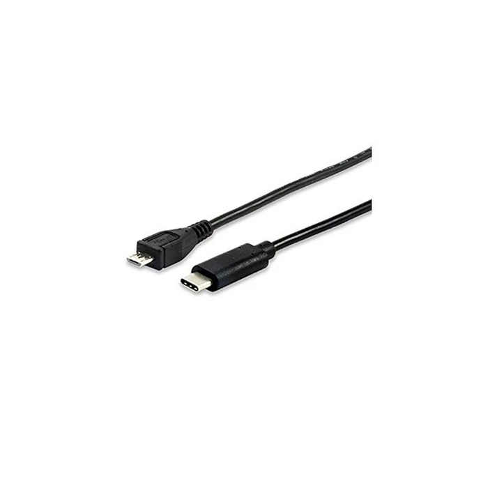 Καλώδιο USB Equip Type-C 2.0 -> micro B M/M 1.00m Black Polybag