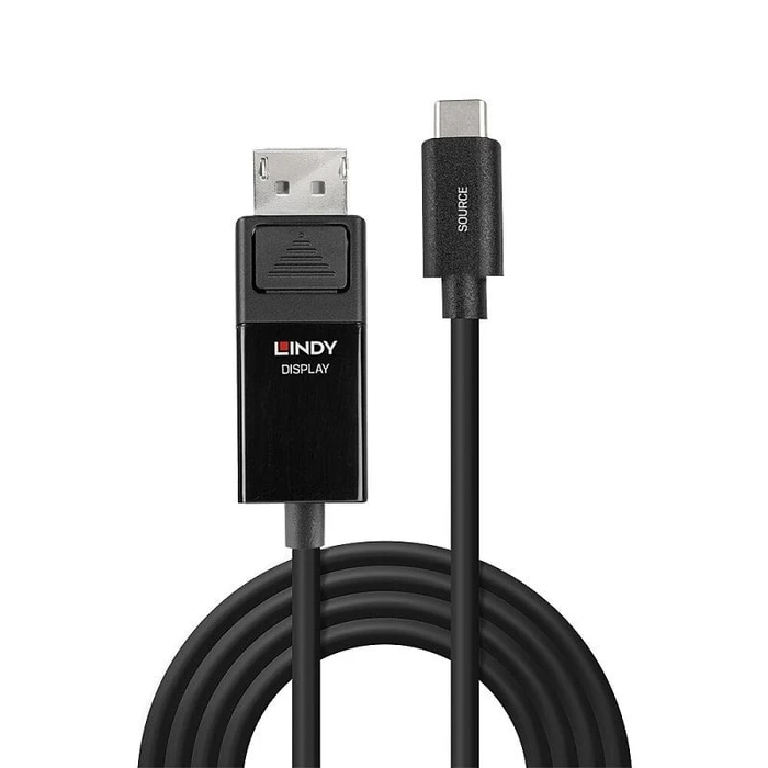 Καλώδιο USB Lindy 2m Type-C to DP 4K60 with HDR