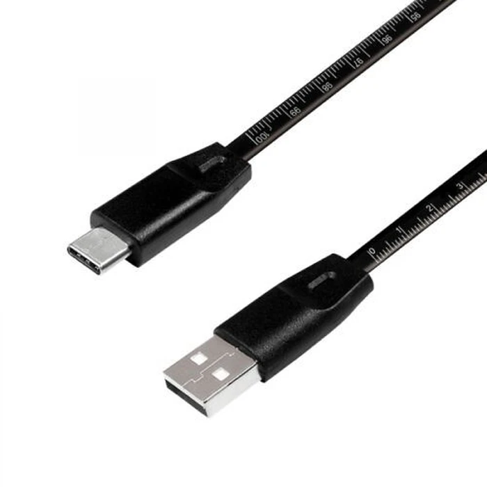 Καλώδιο USB Logilink 2.0 to Type-C connector, Black, 1,0m