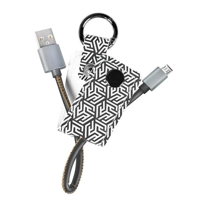 Καλώδιο USB Logilink 2.0- USB-A to Micro-USB Schl?sselr. 0,22m