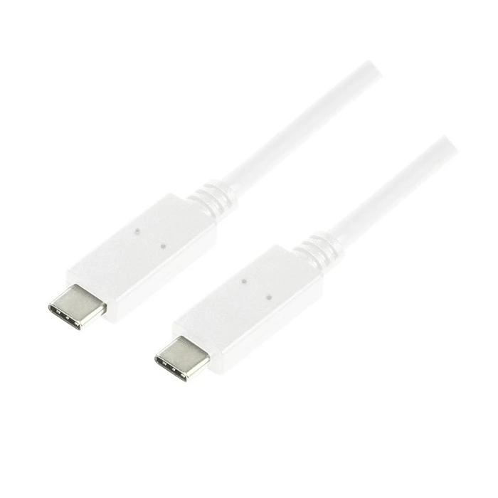 Καλώδιο USB Logilink 4 Type-C Gen3x2, E-mark, 8K, White