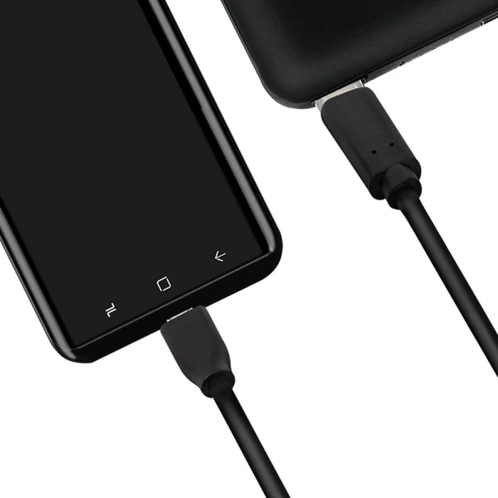Καλώδιο USB Logilink 2.0 C/M to Micro-USB/M 1,00m Black