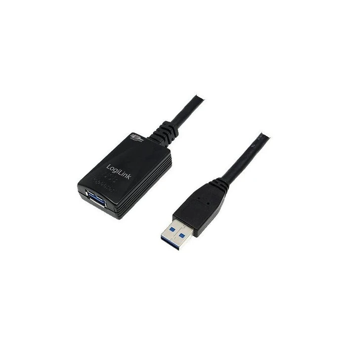 Καλώδιο USB Logilink A -> A M/F 5.00m Verl. Black