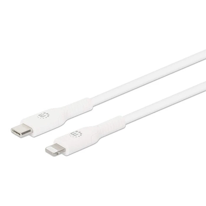 Καλώδιο USB Manhattan Type-C to Lightning 1m White