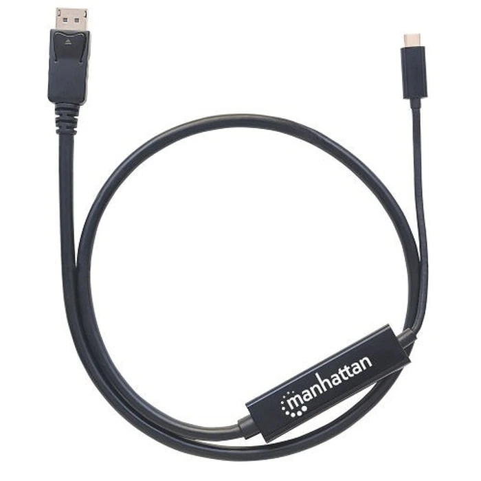 Καλώδιο USB Manhattan Type-C to DisplayPort-2m Black