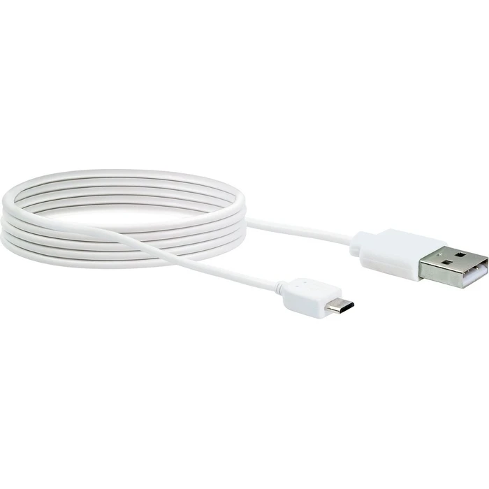 Καλώδιο USB Schwaiger 2.0 St. A->2.0 Micro B 2,00m White