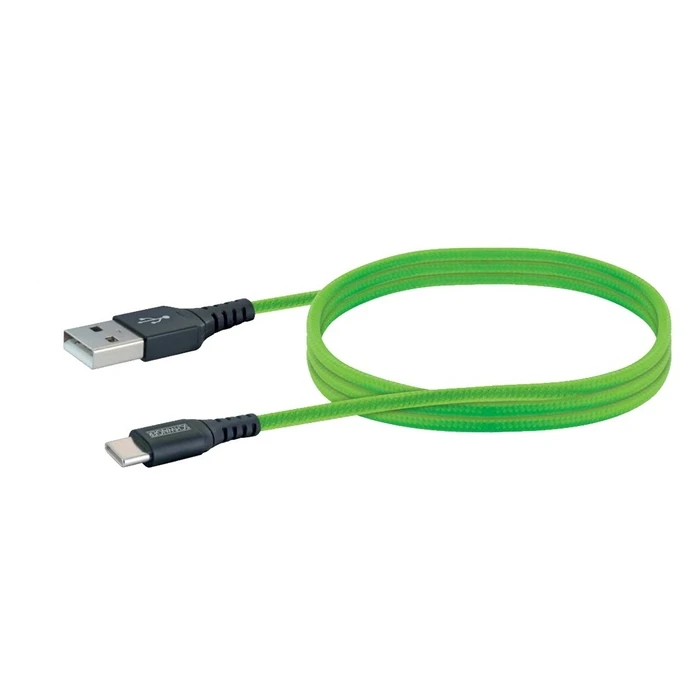 Καλώδιο USB Schwaiger 2.0 St. A->Apple Lightning 1,20m Green