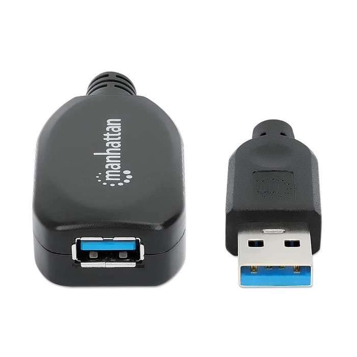 Καλώδιο USB Manhattan A -> A M/F 5.00m Blue Verl. aktiv