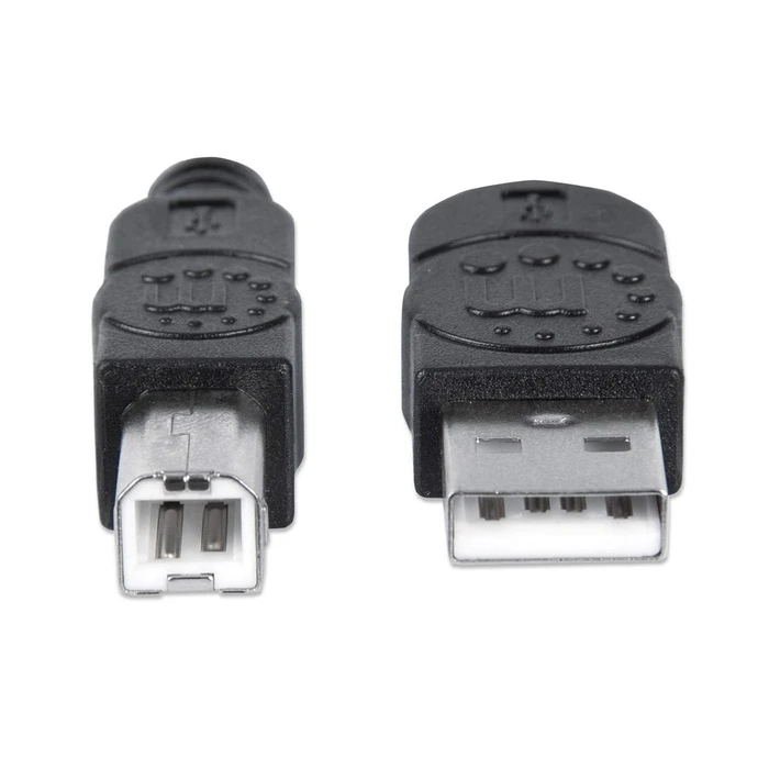Καλώδιο USB Manhattan A -> B M/M 1.80m Black