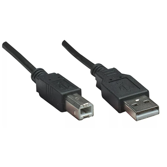 Καλώδιο USB Manhattan A -> B M/M 5.00m Black