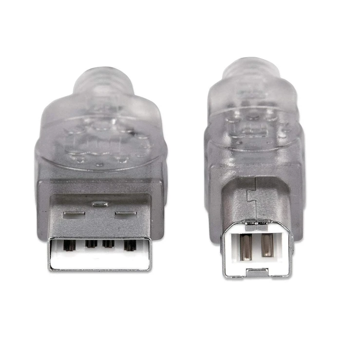 Καλώδιο USB Manhattan A -> B M/M 5.00m silber