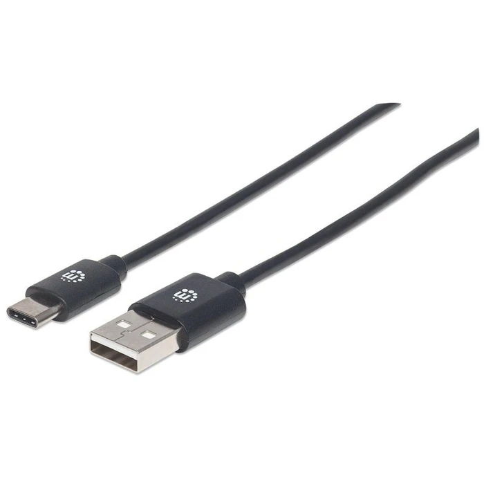 Καλώδιο USB Manhattan 2.0 C -> A M/M 1.00m Black