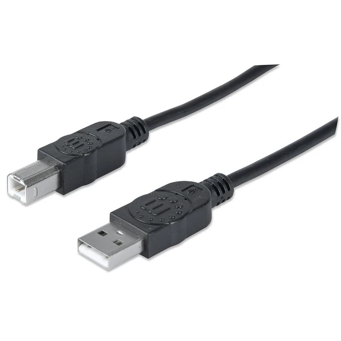 Καλώδιο USB Manhattan A -> B M/M 1.80m Black
