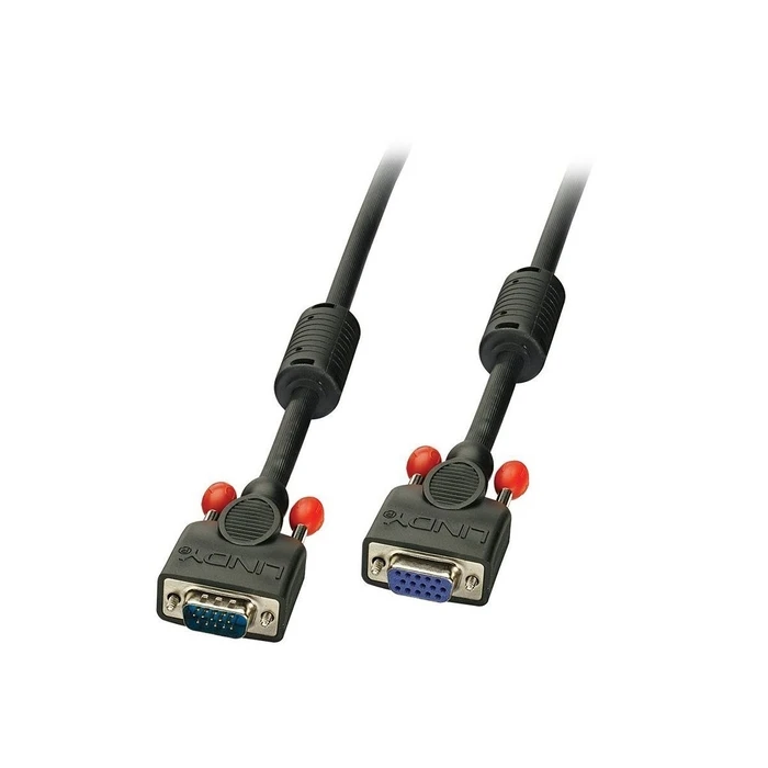 Καλώδιο VGA Lindy M/F Black 0.5m HD15 M/F DDC-f?hig