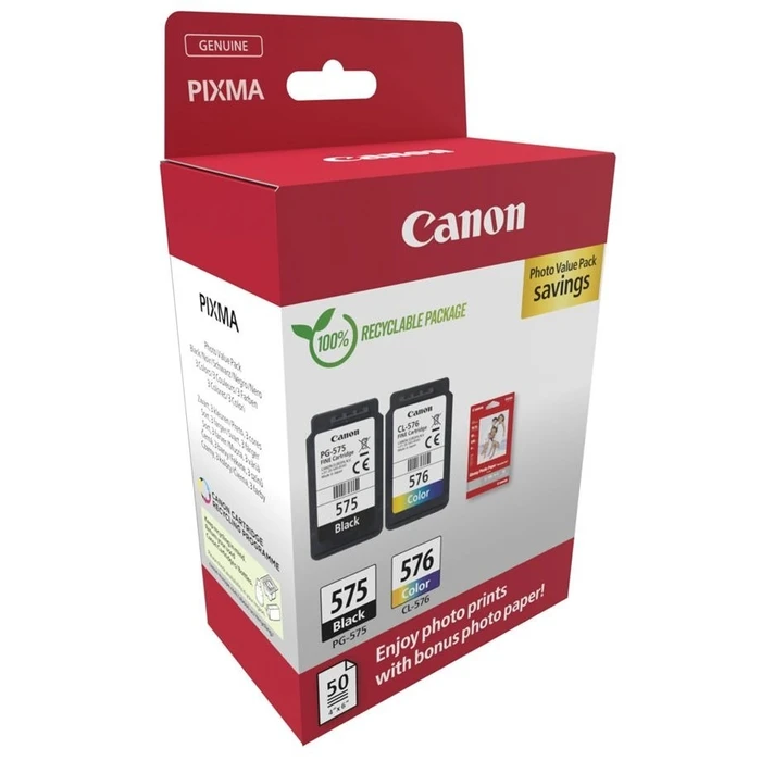 Μελάνι Canon PG-575 / CL-576 Photo Value Pack