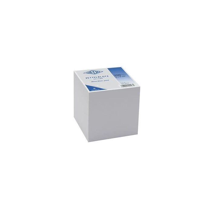WEDO Replacement Paper for Note Box 9 x 9 cm, 700 Sheets, White