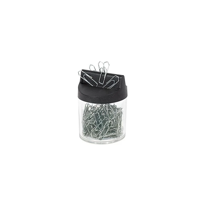 WEDO Round Magnetic Paper-clip Dispenser (filled) – 125 Paper Clips