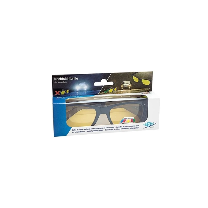 WEDO Night-Vision Over-Glasses, Black Frame with Polarized Yellow-Tinted Lenses (MPN 27147099)