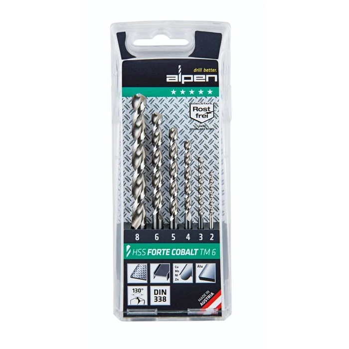 Τρυπάνια Alpen Cassette HSS Cobalt Forte TM 6