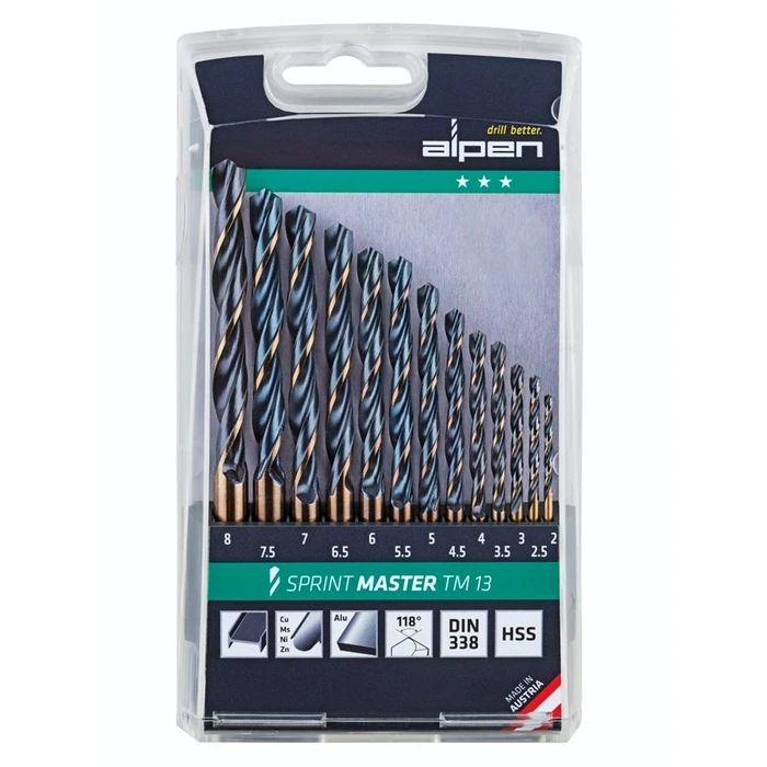 Τρυπάνια Alpen Sprint Master TM 13 2-8x 0,5