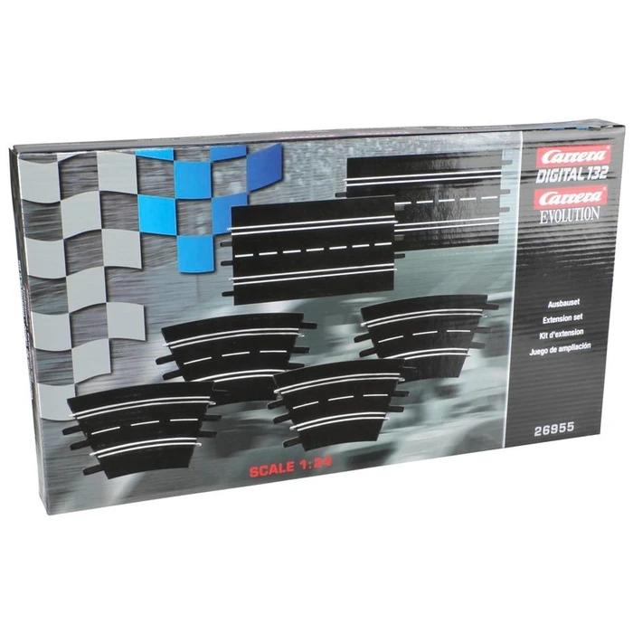 Αξεσουάρ Πίστας Carrera Digital + Evo. Extension (2straights/4curves 1/30°) 26955